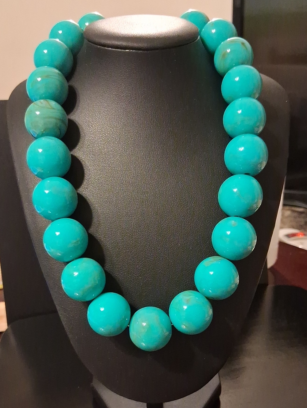 Mayamar Gorgous Turquoise Orb Necklace New